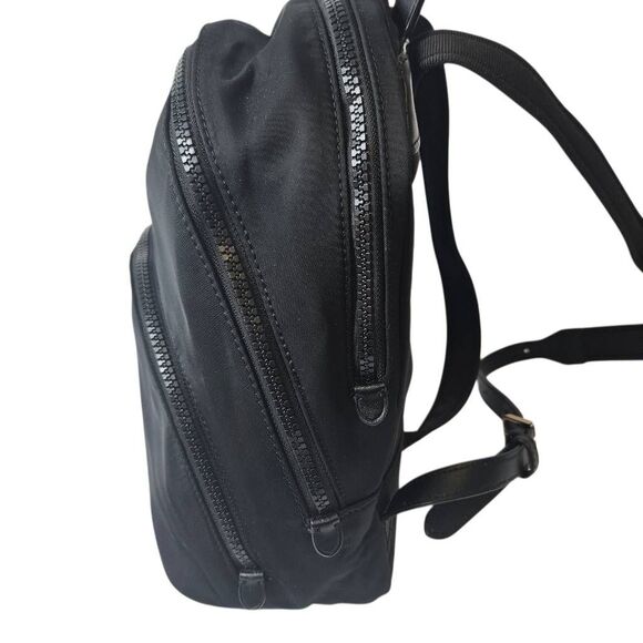 Kate Spade Karissa black nylon backpack, minimalist design. main image 8